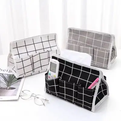 Fun Life Modern minimalist Nordic fabric tissue box pumping box multifunctional desktop sundries storage