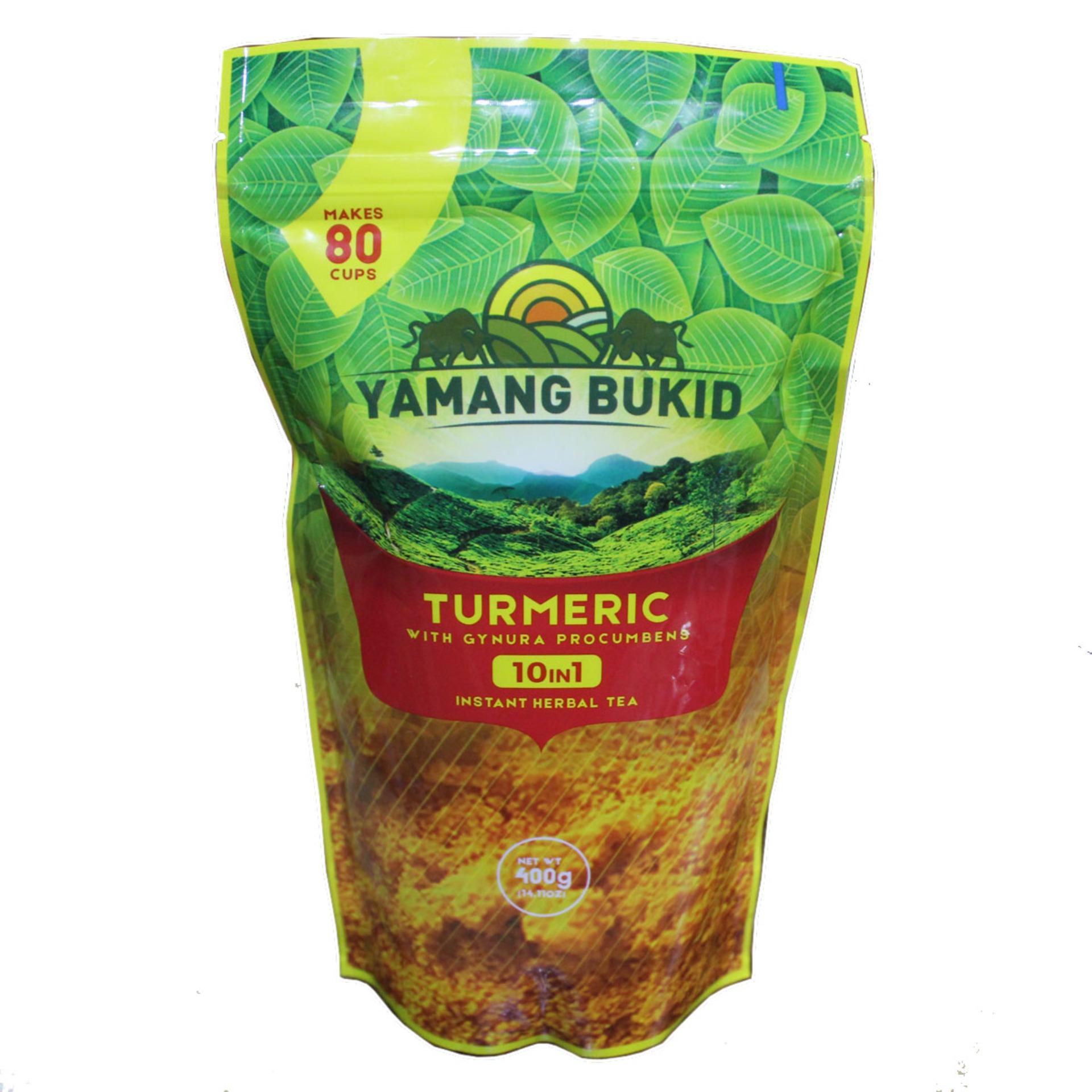 Yamang Bukid 10 in 1 Turmeric Tea 400g set of 3 review and price