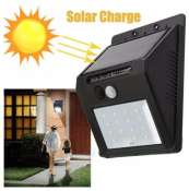 Waterproof Solar Power Motion Sensor Wall Light (20 LED)