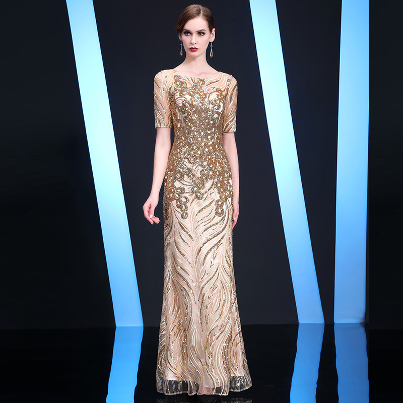 Evening dress women's party dress