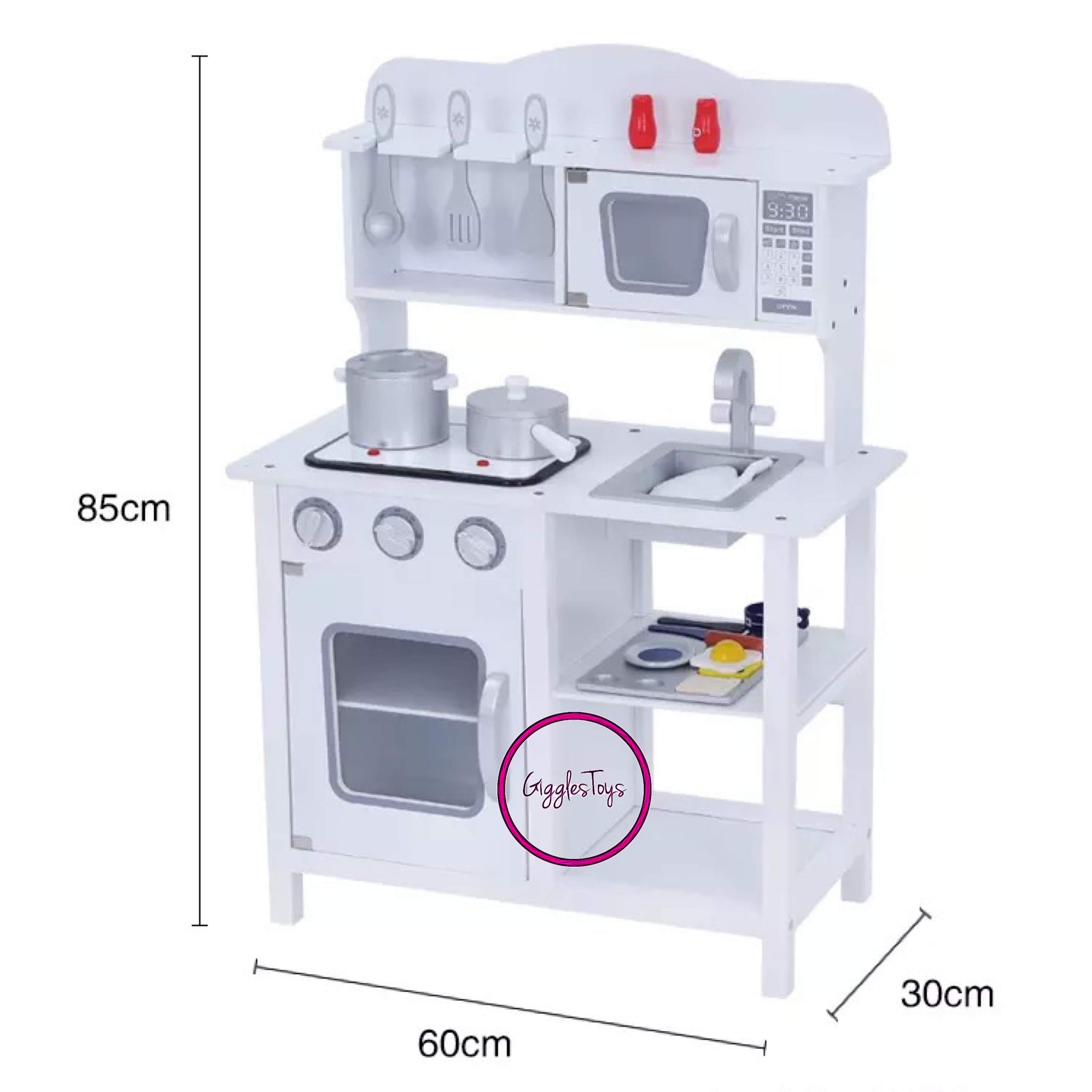 wooden kitchen with sounds