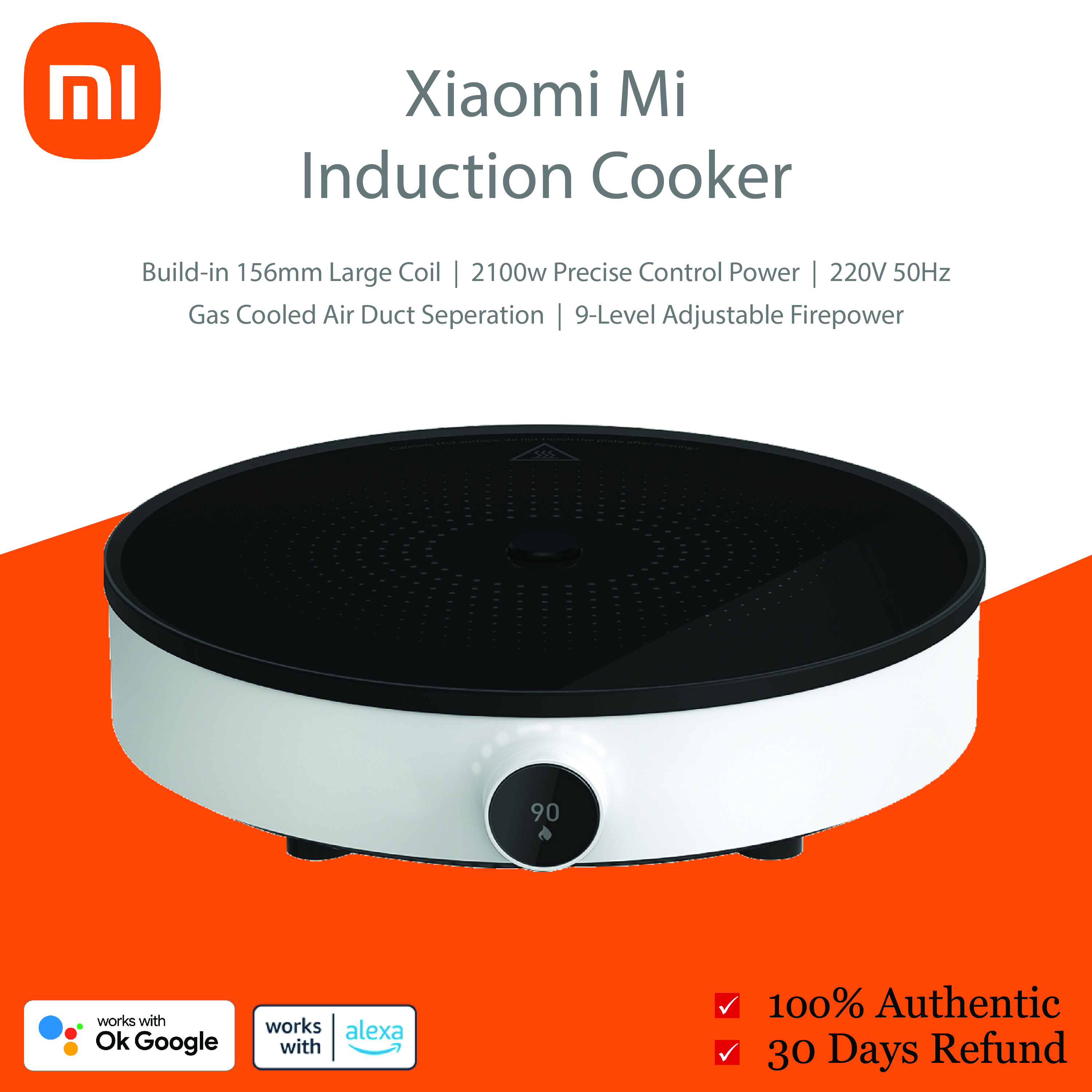 Xiaomi Induction Cooker Youth Edition,Precise Control Cookers Cooktop