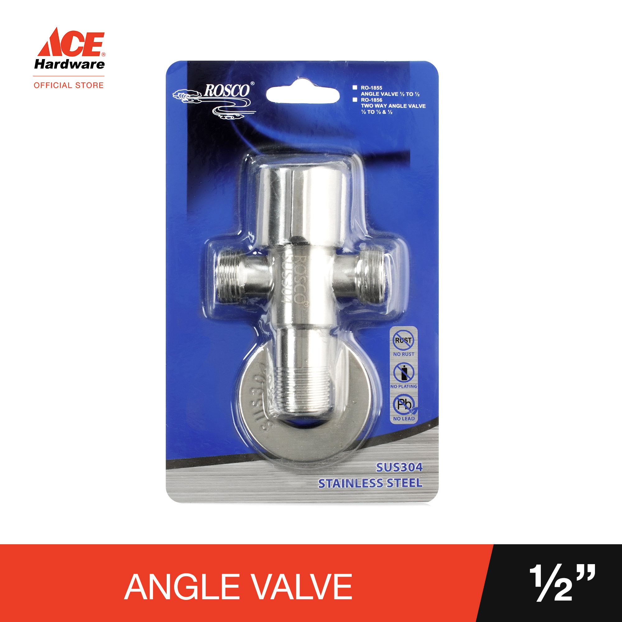 ROSCO Stainless Steel Two Way Angle Valve RO1856 Lazada PH