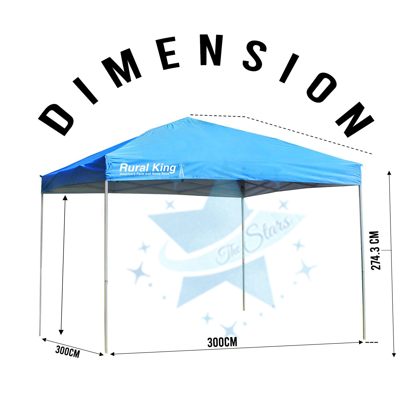 The Star Rural King Gazebo Portable 