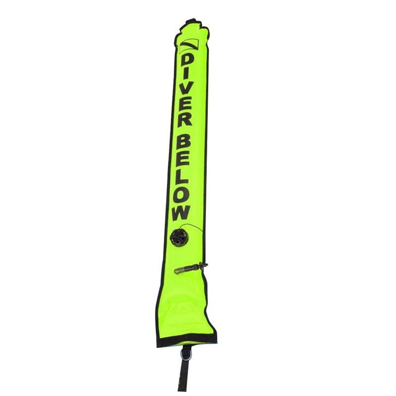 115cm Scuba Diving Surface Marker Buoy Signal Tube Sausage SMB Gear for