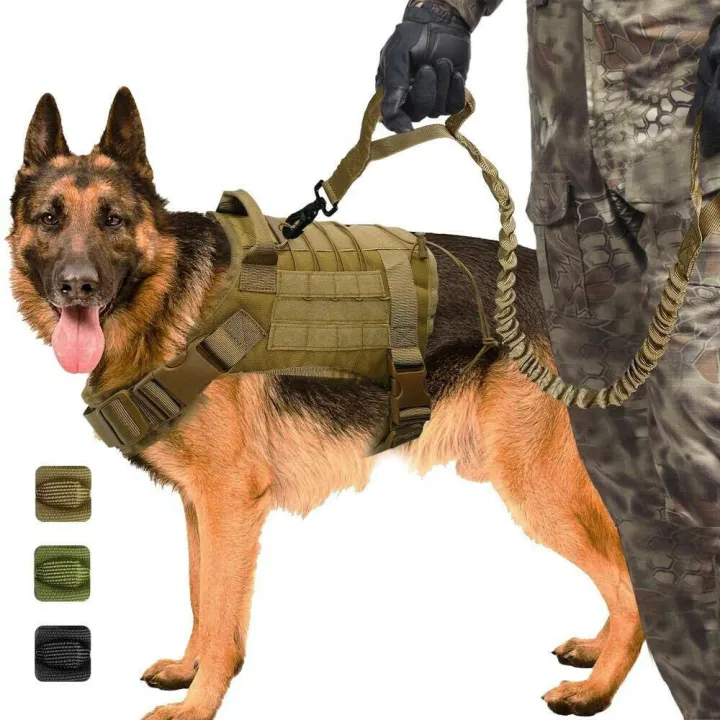 compact k9 tactical molle dog vest small