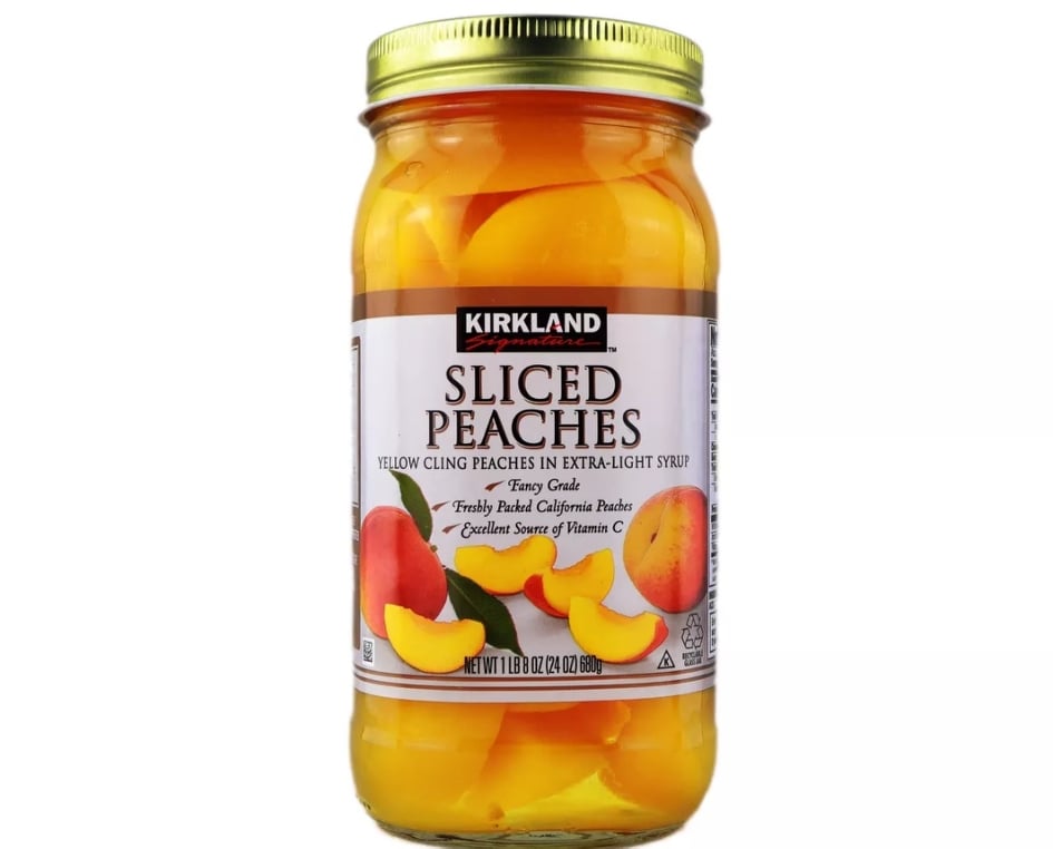 Kirkland Signature Sliced Peaches Yellow Cling Peaches in ExtraLight