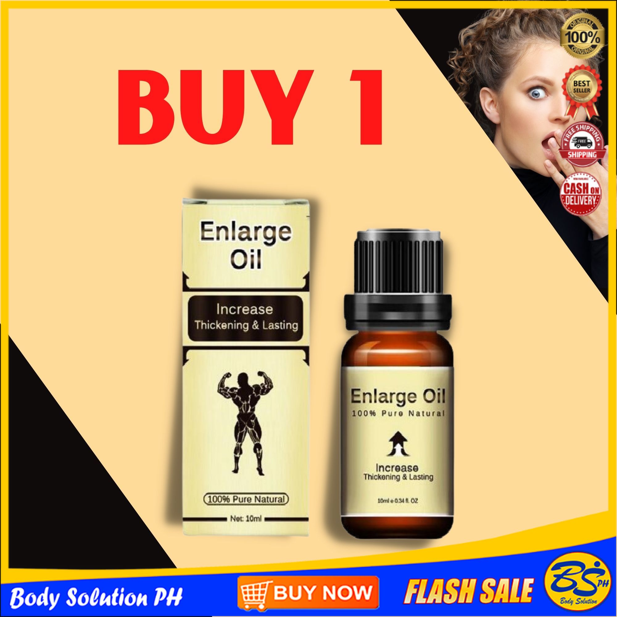 ORIGINAL ENLARGE OIL PENIS ENLARGEMENT GROWTH ENLARGER DICK ENHANCEMENT