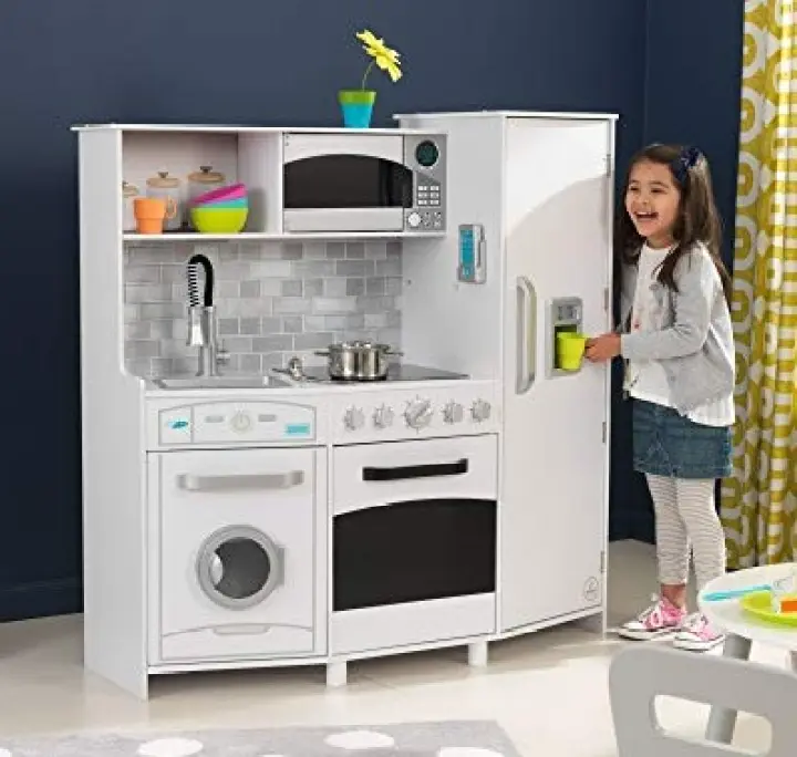 wooden kitchen with sounds