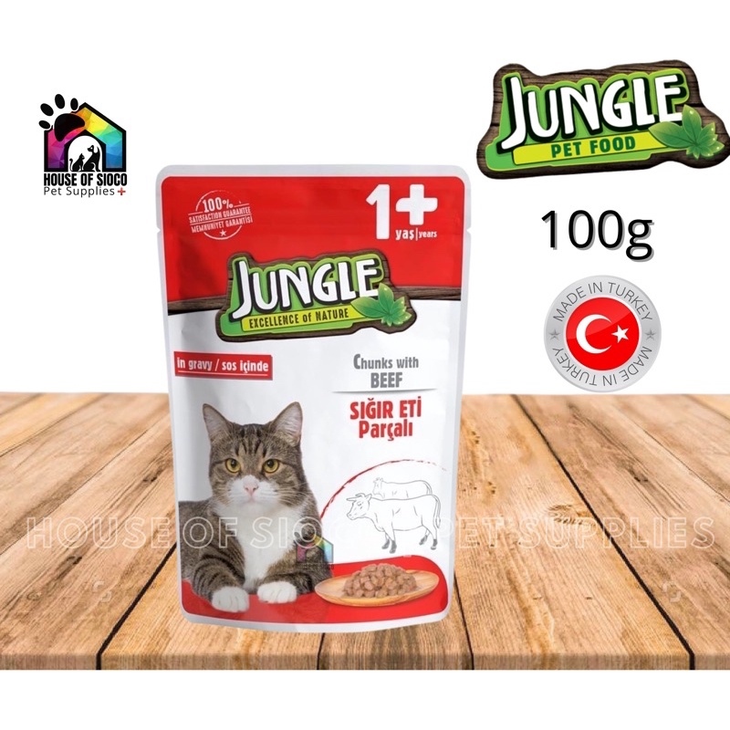 odosdo Jungle Wet Cat Food in Gravy 100g Lazada PH