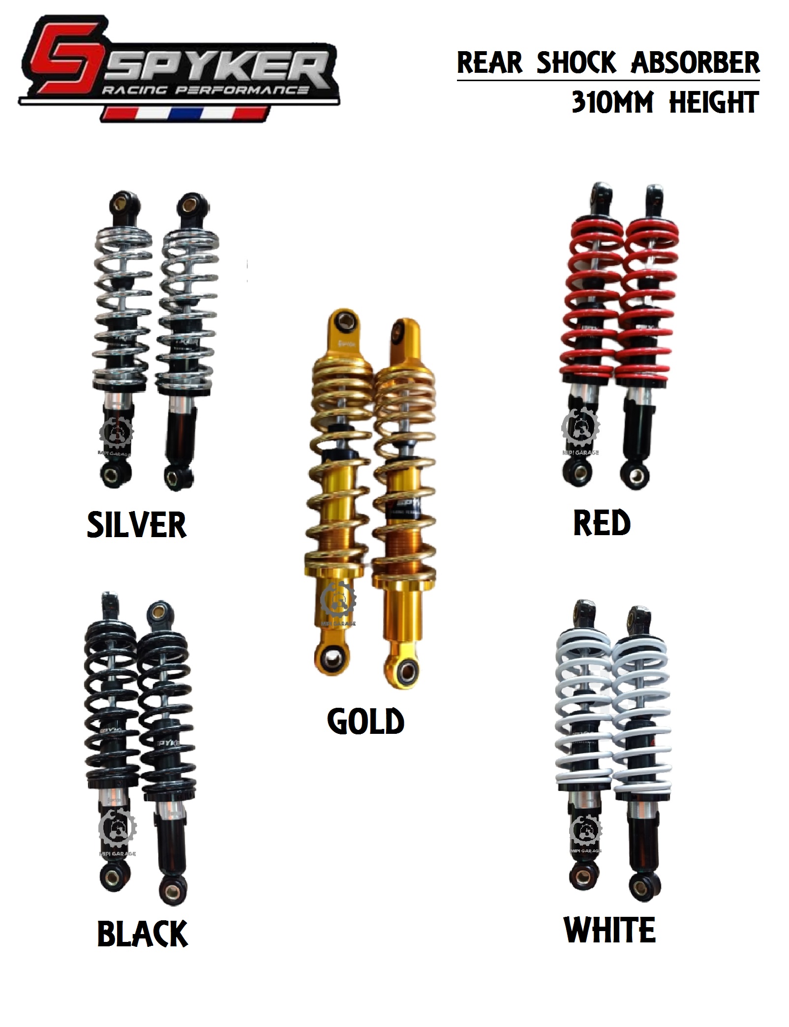 Honda Rear Shocker Set Price List All Models