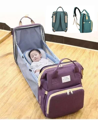 AZALEA TRAVEL PORTABL MOMMY BAG BABY CRIB MULTIPURPOSE BIG CAPACITY BAGPACK