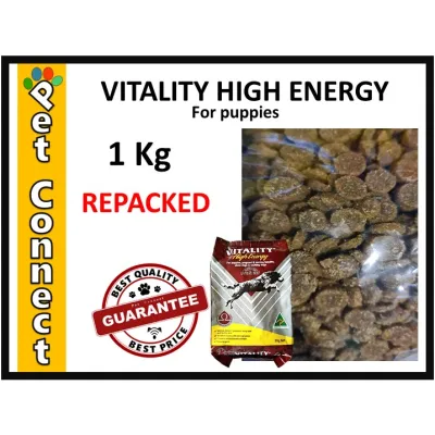 VITALITY HIGH ENERGY 1Kg REPACKED Dog Food for Puppy Small Bites
