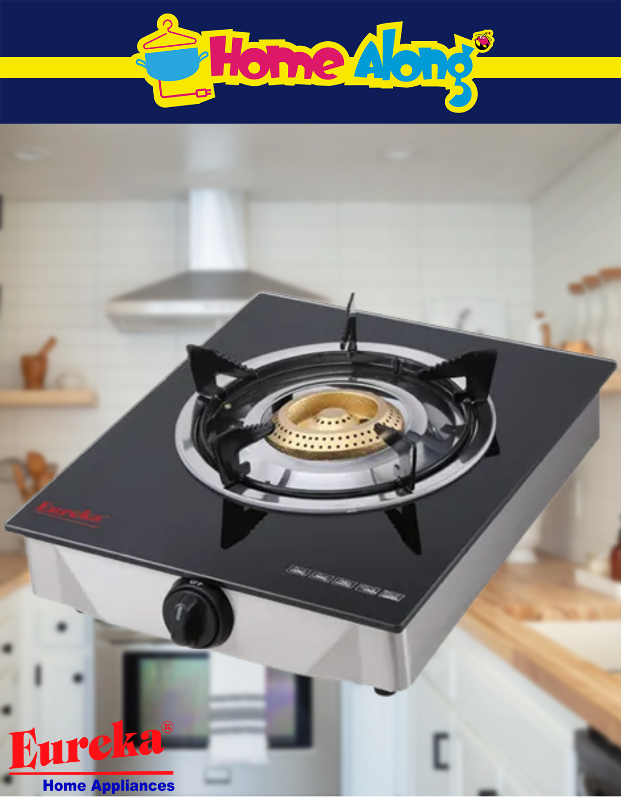 Eureka Glass Top Single Burner Gas Stove EKR.EGSGSR Lazada PH