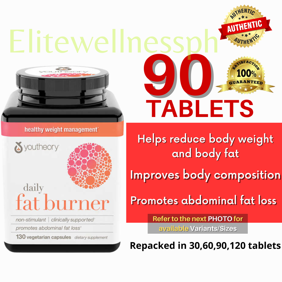 90 Tablets Youtheory Daily Fat Burner AUTHENTIC Lazada PH