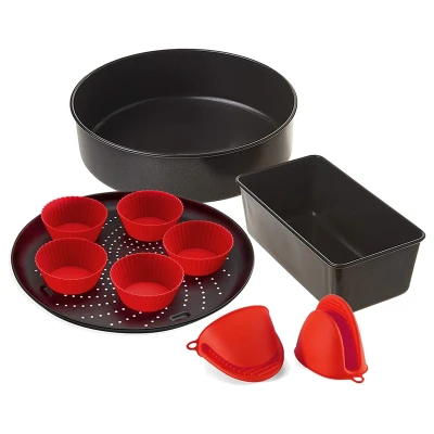 Baking Set for Ninja Foodi 6.5 Qt, 8 Qt Pressure Cooker + Air Fryer Bake Kit, Dishwasher Safe Air Fryer Accessories Set