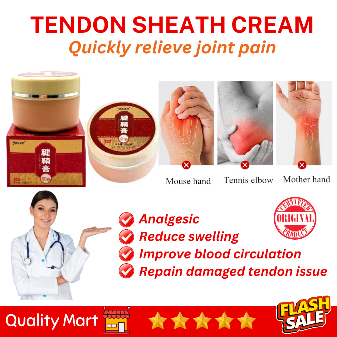 100 ORIGINAL Tendon Sheath Therapy Tenosynovitis Creams Pain Oil 50g