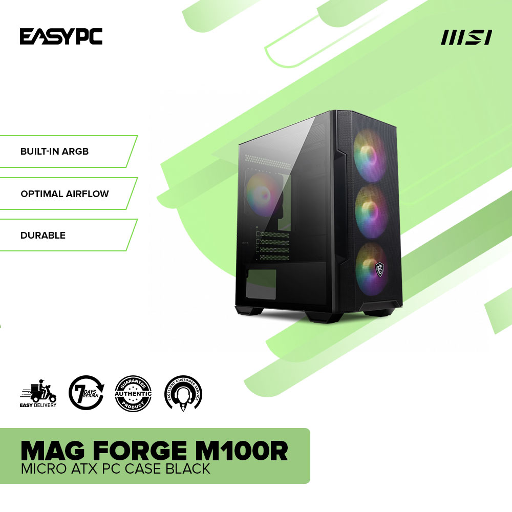 EasyPC | MSI MAG Forge M100R Auto RGB / M100R ARGB / M100A Auto RGB ...