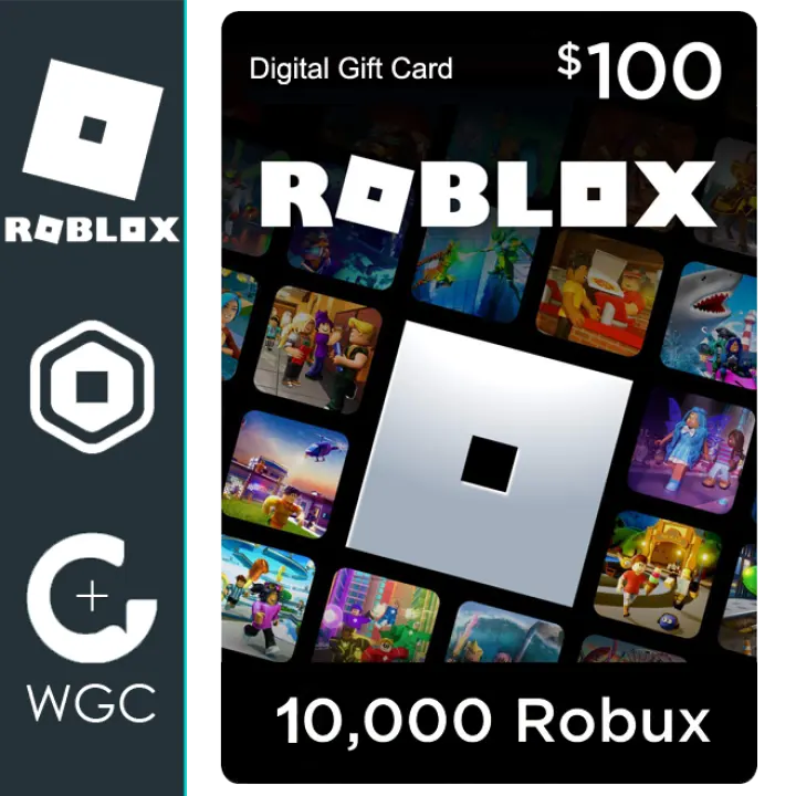 100 Roblox Gift Card 10000 Robux Code Pc Mobile Lazada Ph - lazada roblox gift card get robux eu