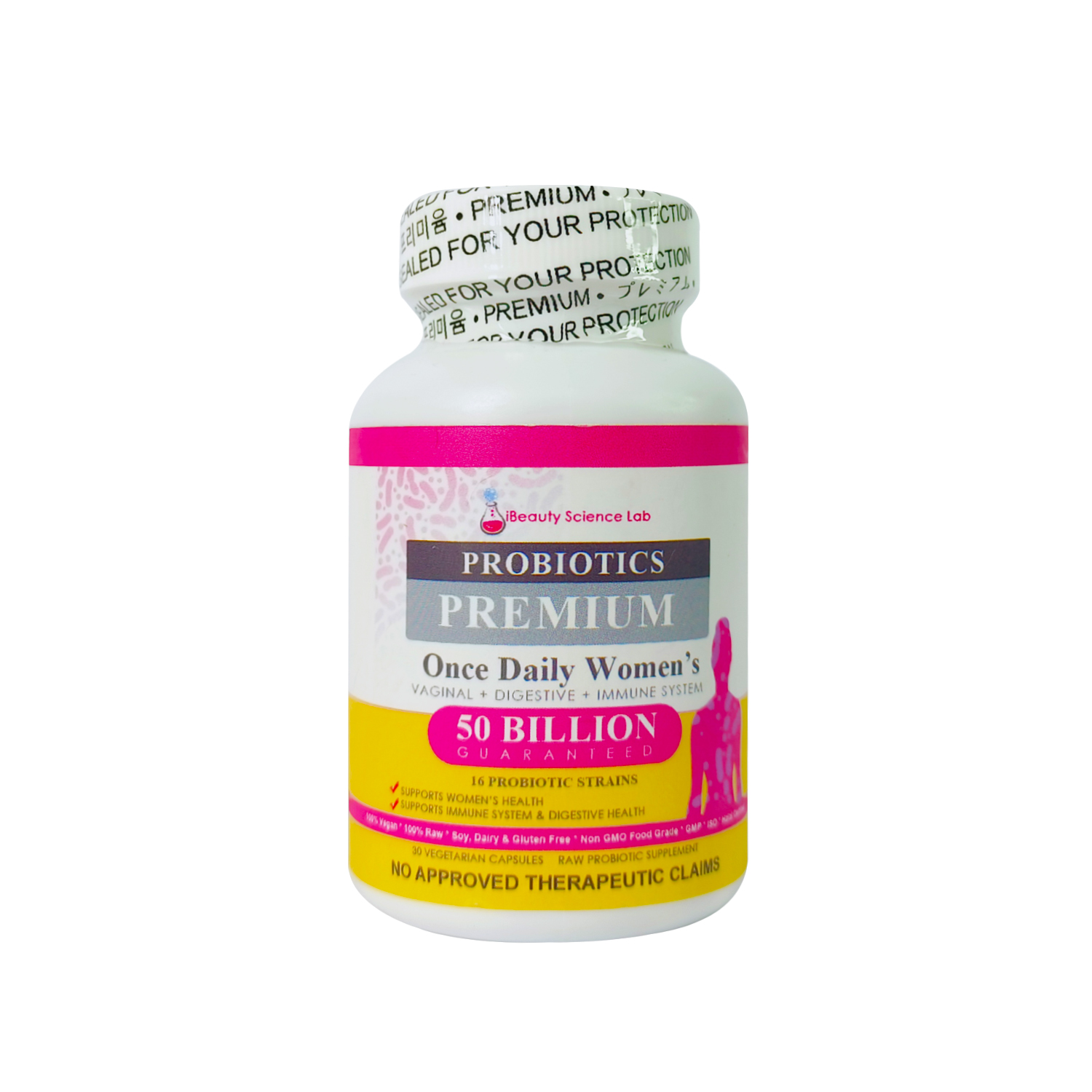 iBeauty Science Lab Probiotics Premium Once Daily Women's Vaginal