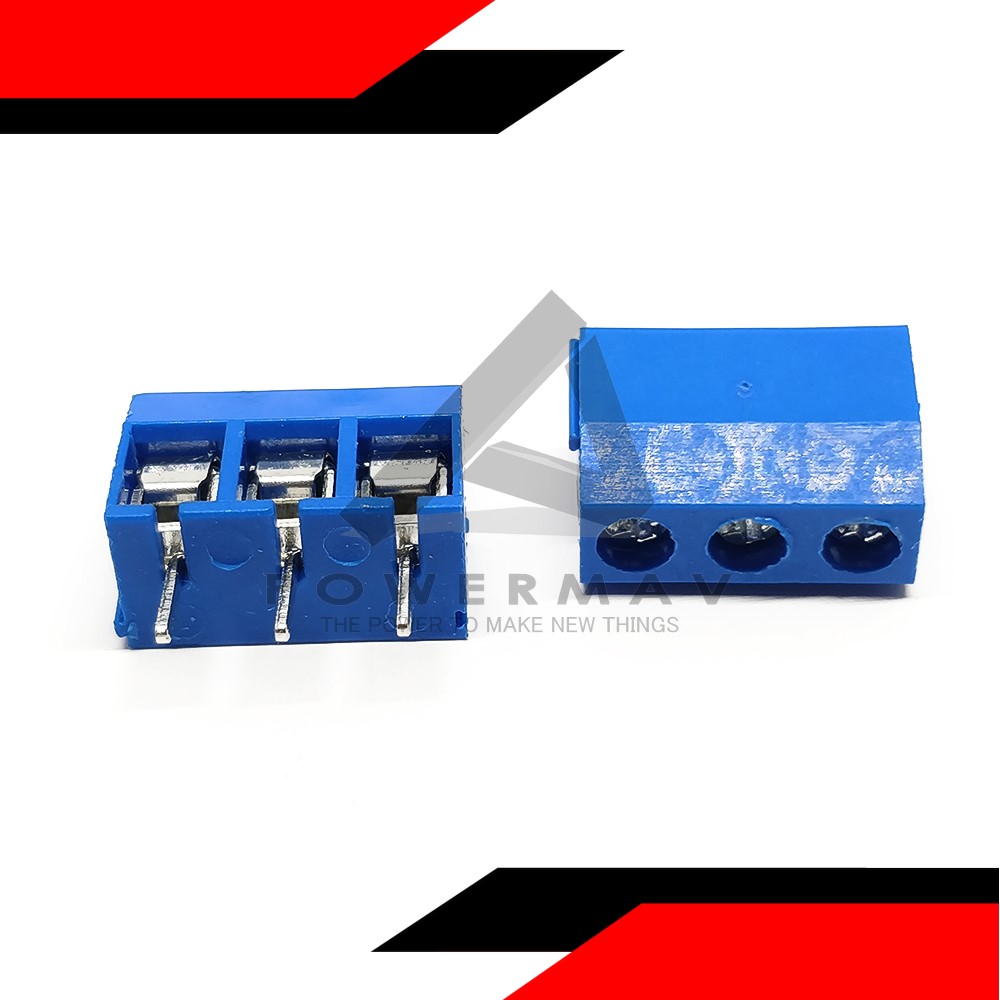 2pcs 3 pin terminal block blue 3pin terminal block KF3013P KF3015.0