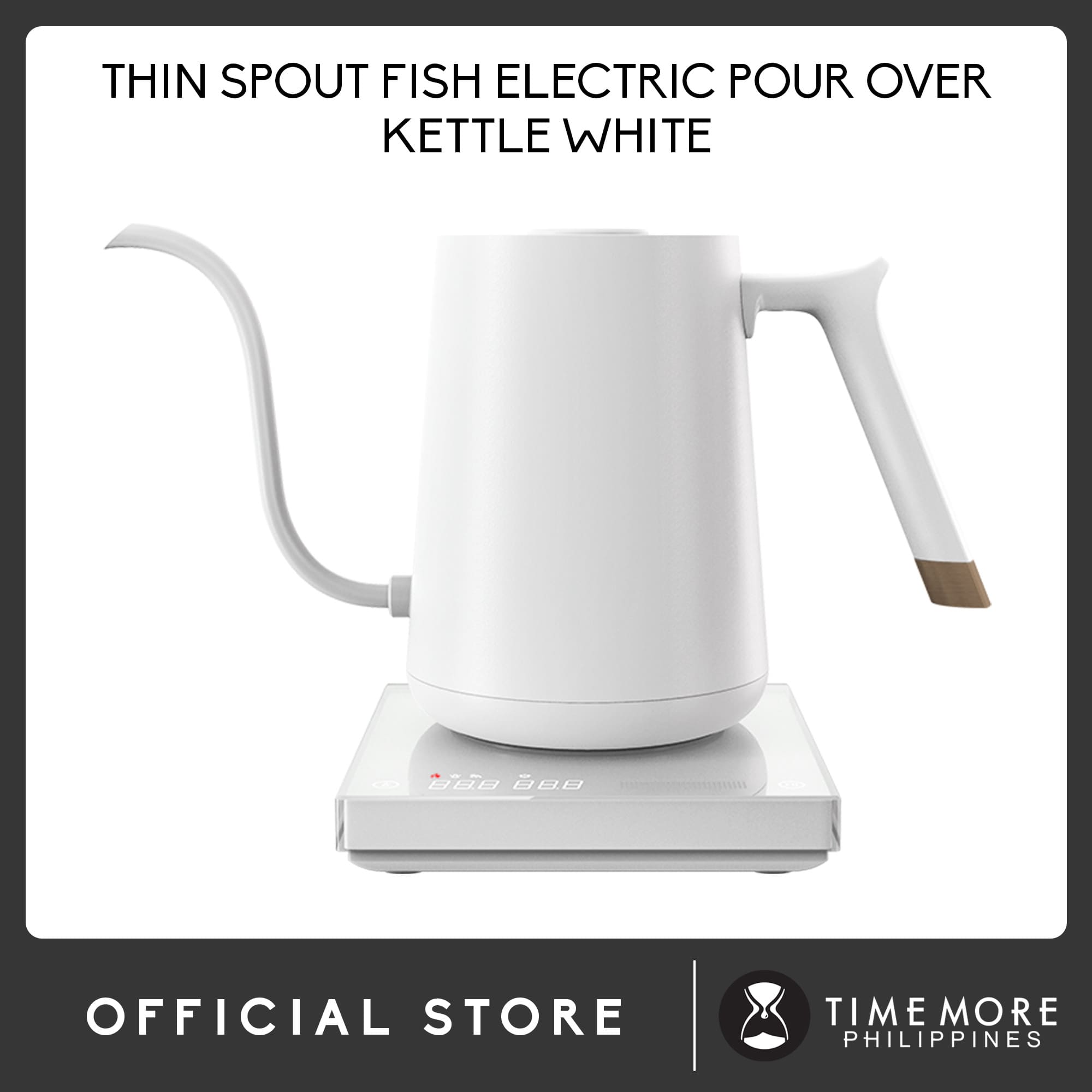 Timemore Fish Smart Thin electric kettle - 800 ml - white