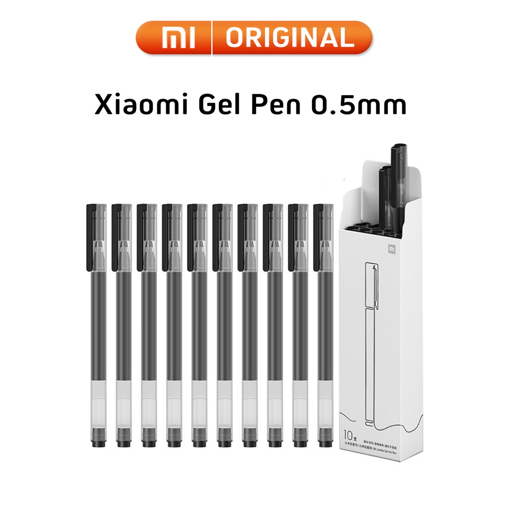 Xiaomi Mi Gel Ink Pen 0.5mm Super Durable Writing Sign Pen 10pcs
