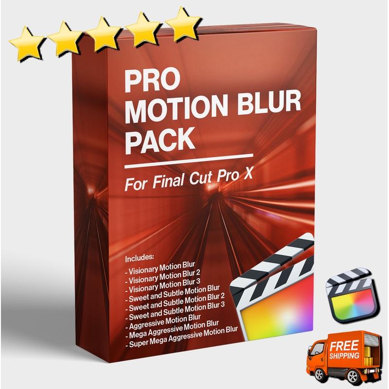Pro Motion Blur Final Cut Pro X FCPX M1 plugineffectseffectsTemplates