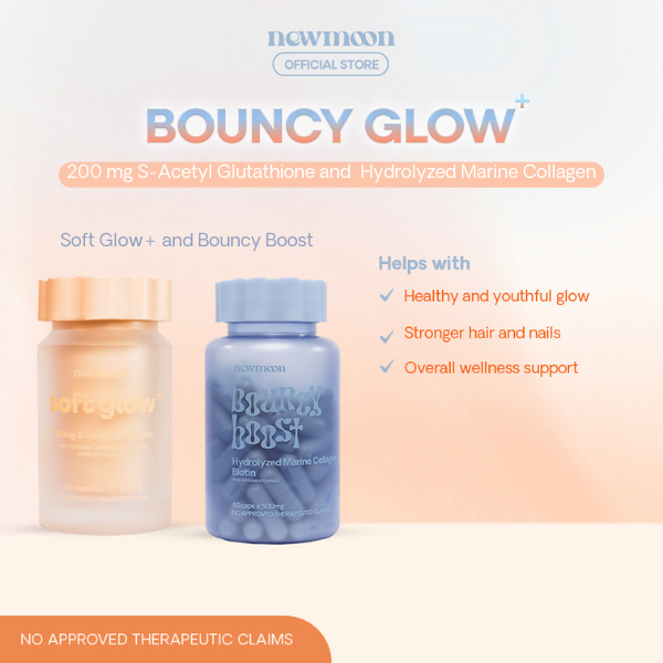 soft glow glutathione https://mycarekits.com/products/soft-glow-new-moon-200mg-s-acetyl- glutathione-whitening-30caps Say hello to New Moon's