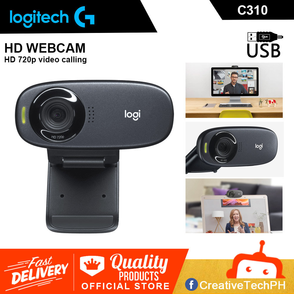 Logitech C270 Pro HD Webcam With Microphone 720P 30 FPS Video Calling ...