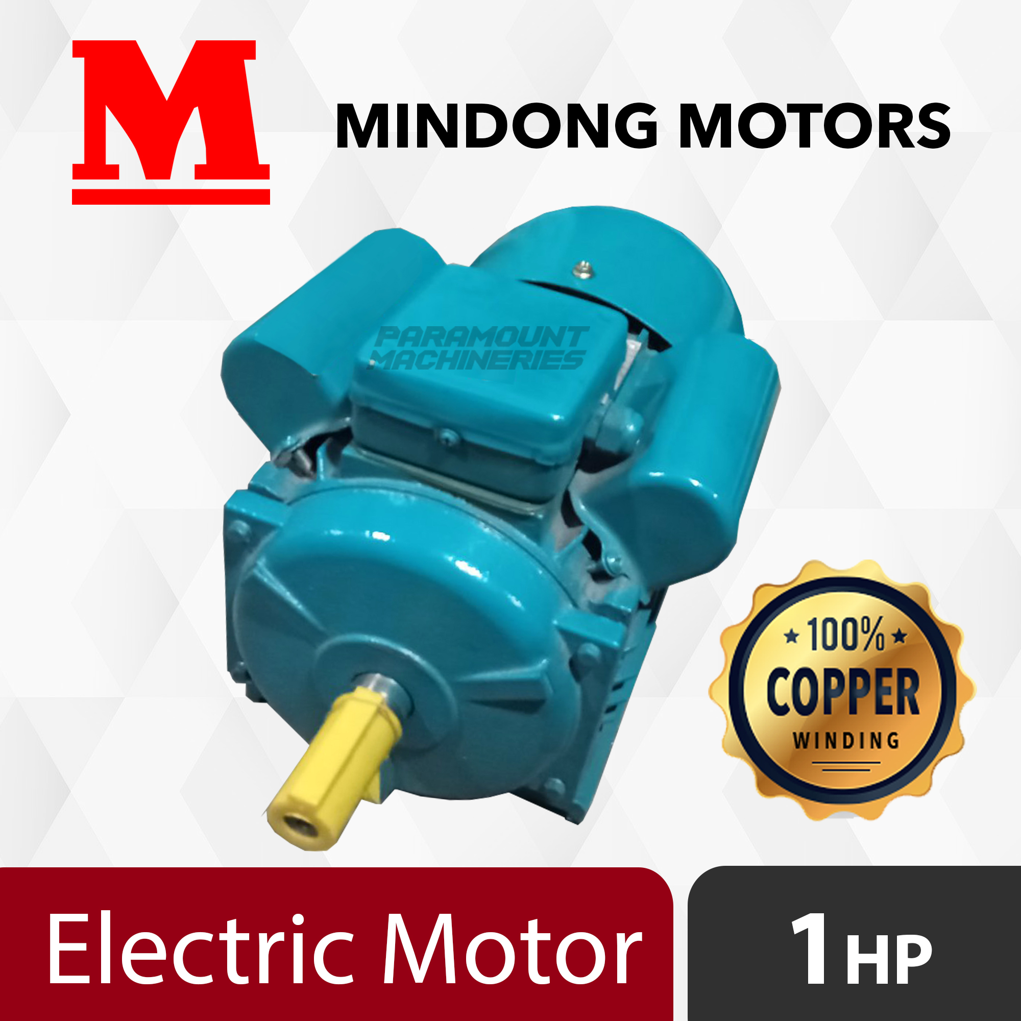 MC Series Mindong 100 Copper 1HP Electric Motor Induction Motor Single