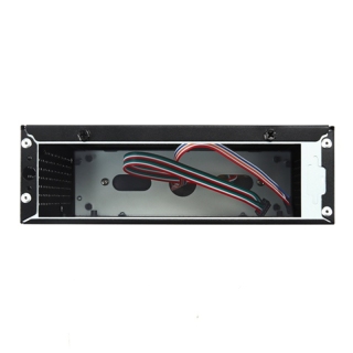 Mini itx case+ 84w 12v power board htpc chassis usb2.0 itx enclosure industrial control chassis with back mount bracket 5