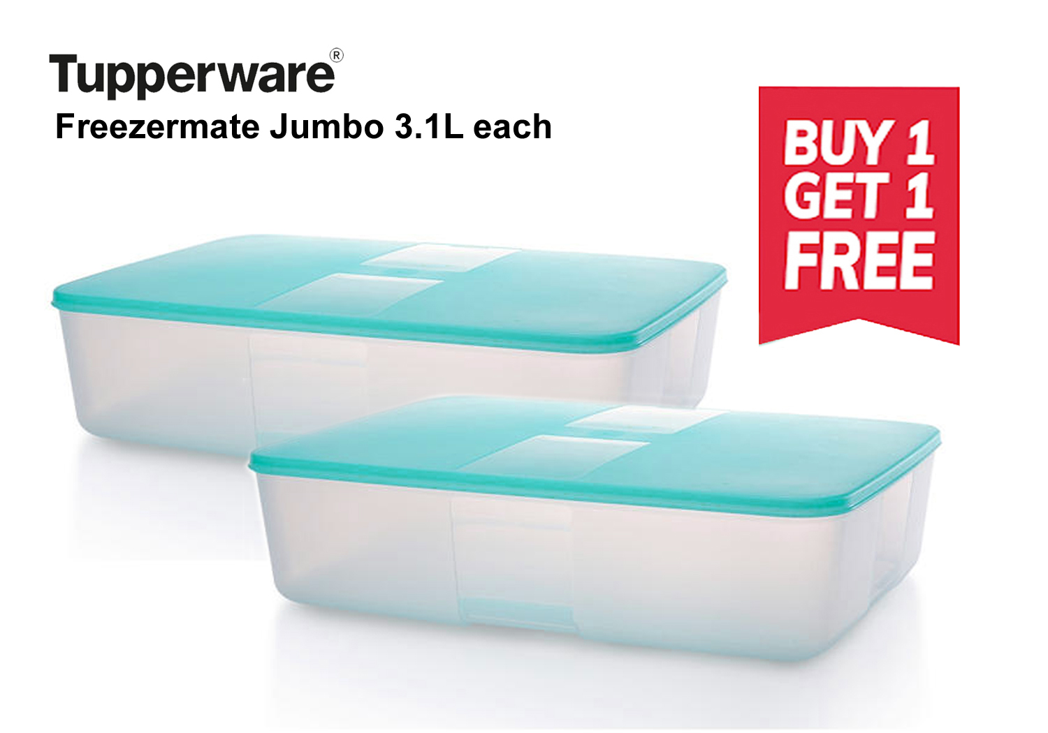 tupperware freezermate 3.1 l