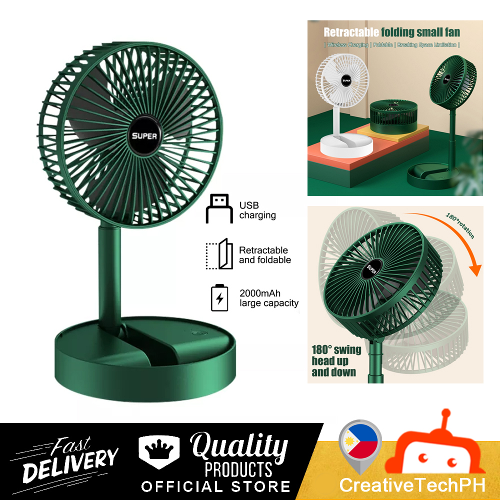 GREEN rechargeable fan mini portable spray electric fan chargeable usb