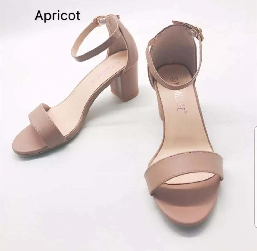 NEW TIME korean block heel high heel 