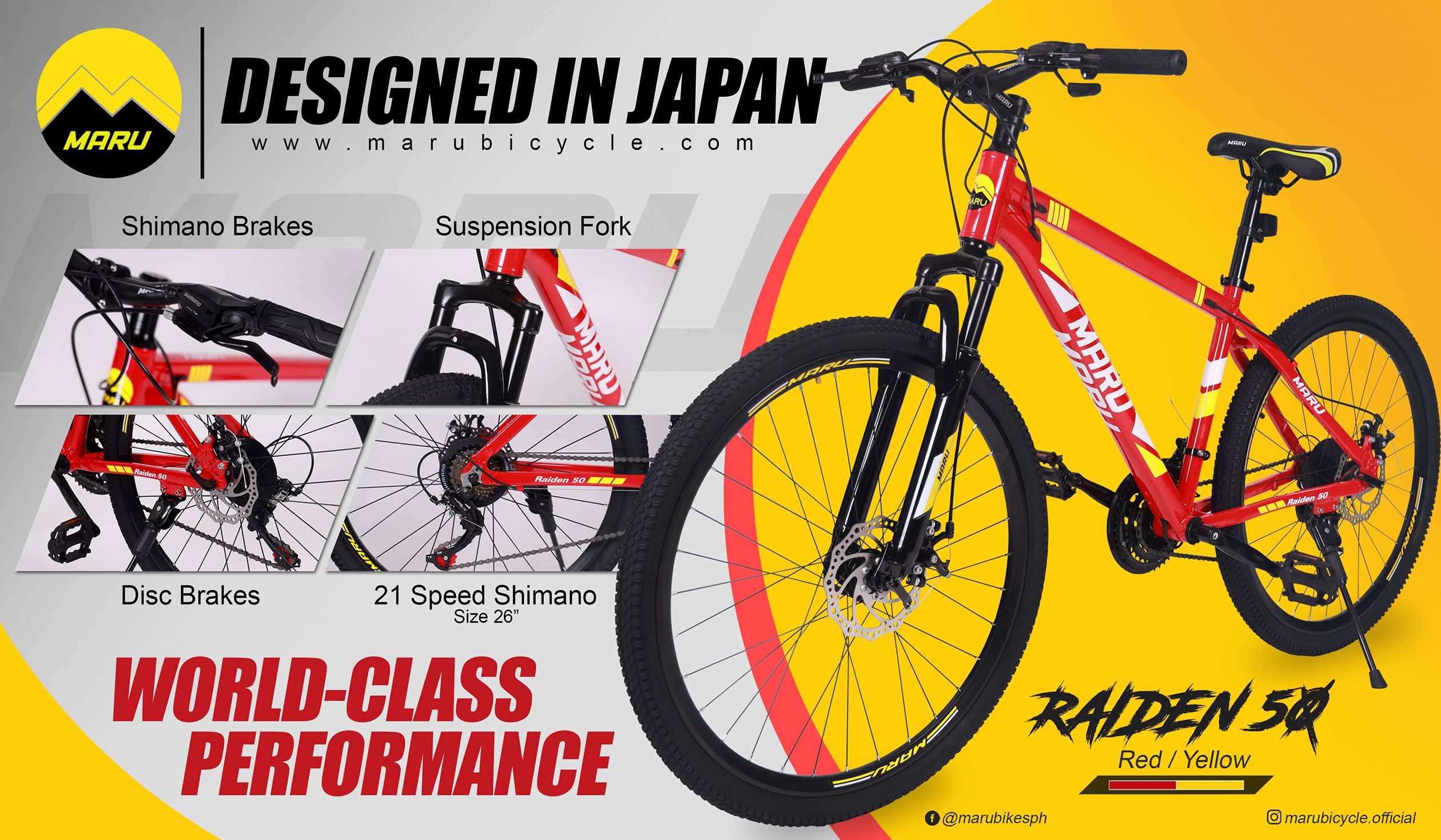 Raiden Riders Bike Shop Raiden Maru Mtb Maru Raiden MTB 26