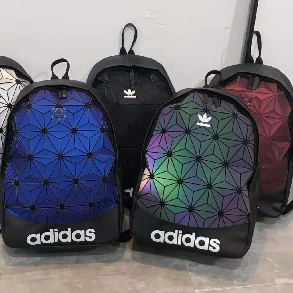 adidas originals 3d geometric backpack in black