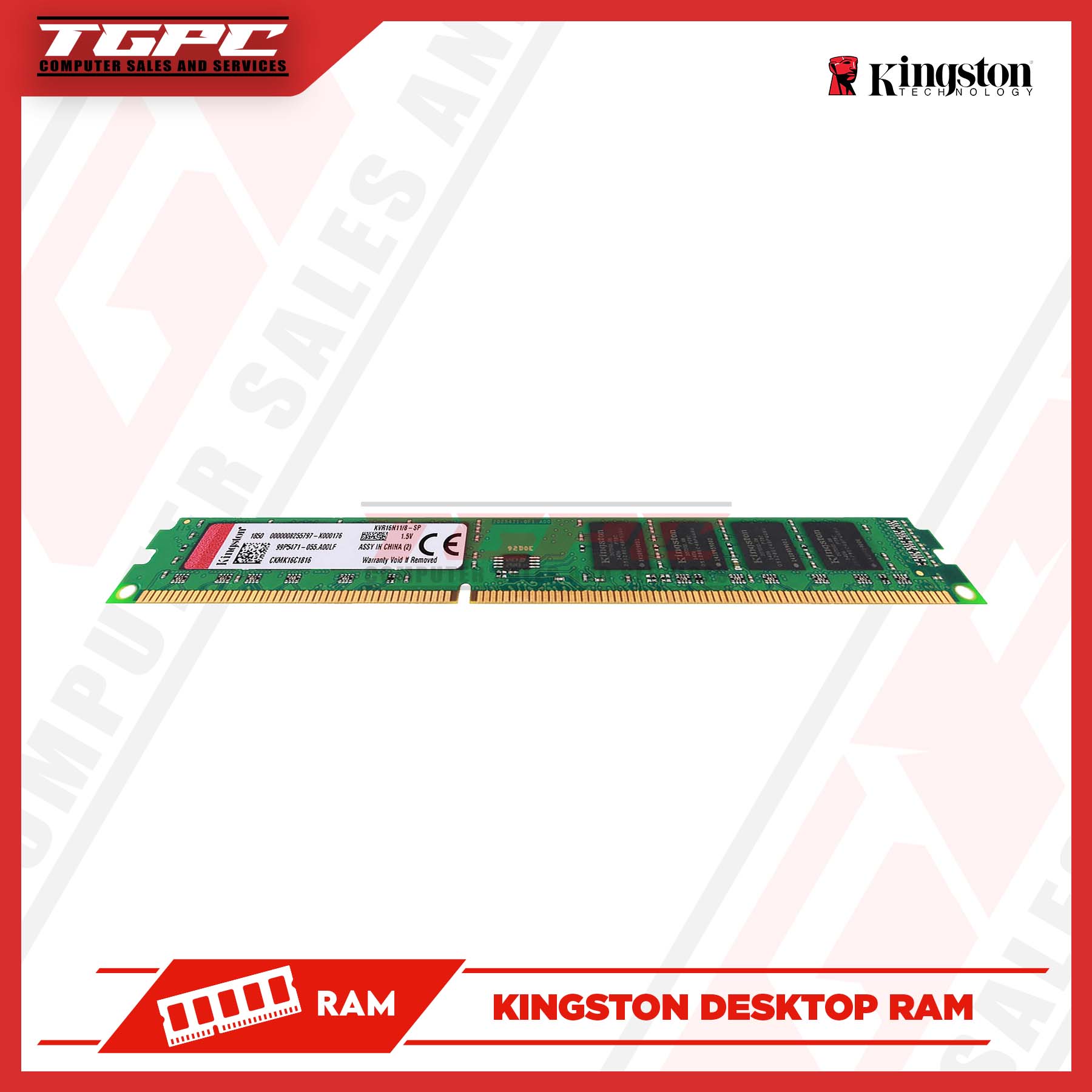 Kingston 8gb ddr3 1600mhz DIMM KCP316ND8/8 Lazada Lazada PH