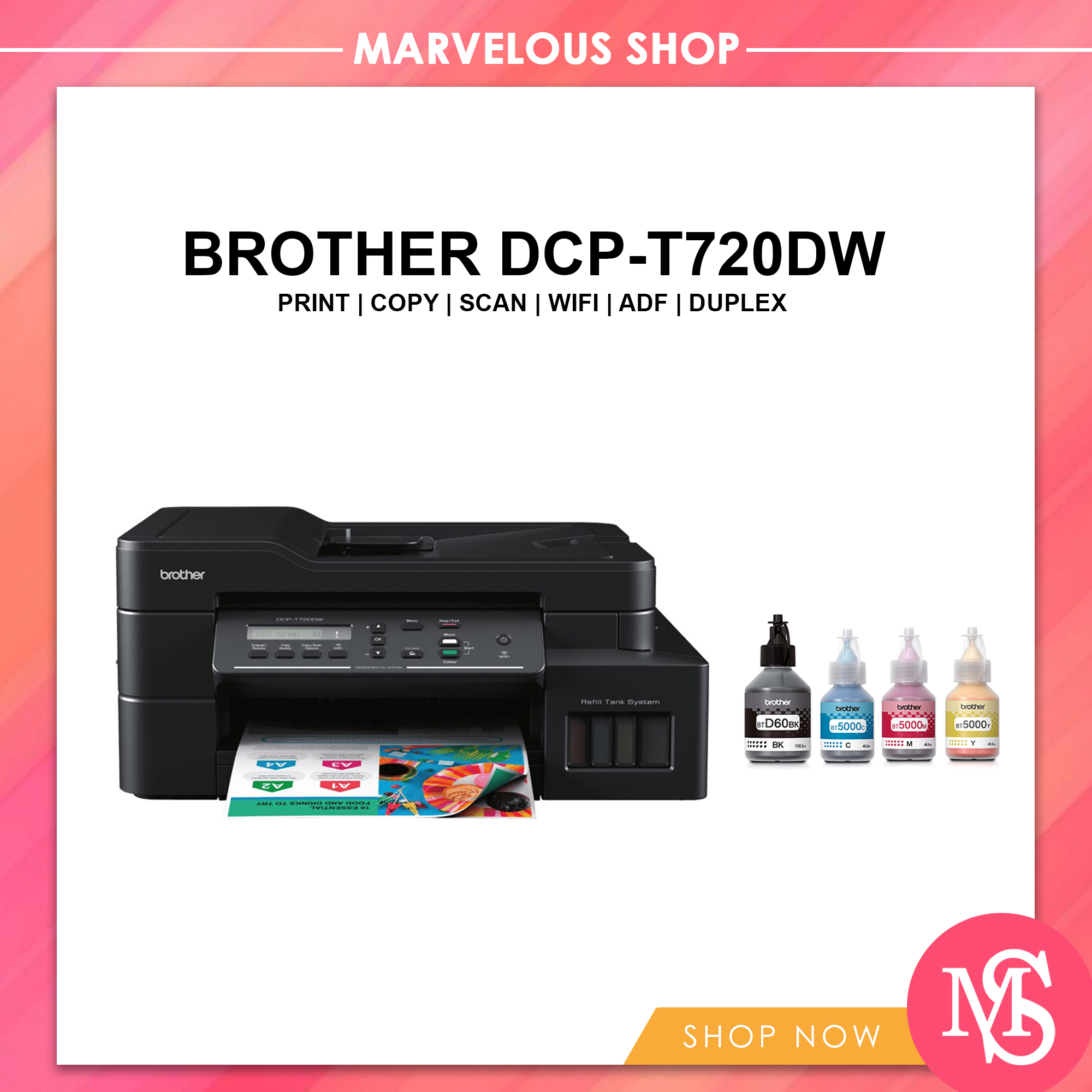 Brother DCP-T720DW Ink Tank Printer | Lazada PH