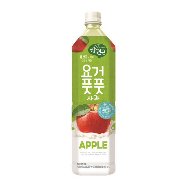 Woongjin Nature's Yogurt Apple Drink 1500ml(1.5L) Korean Foods Korean