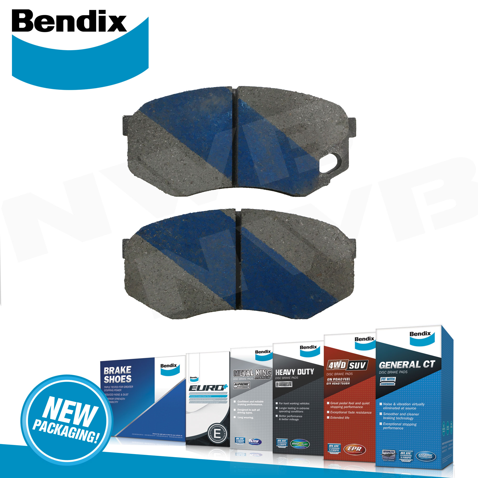 Bendix Brake Pads Front Set GCT for Mitsubishi Canter 3.0 19972015