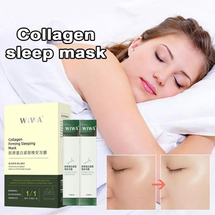 [20PCS/BOX] ORIGINAL Collagen Firming Sleeping Mask Jelly Sleeping Mask Antiaging antiwrinkle