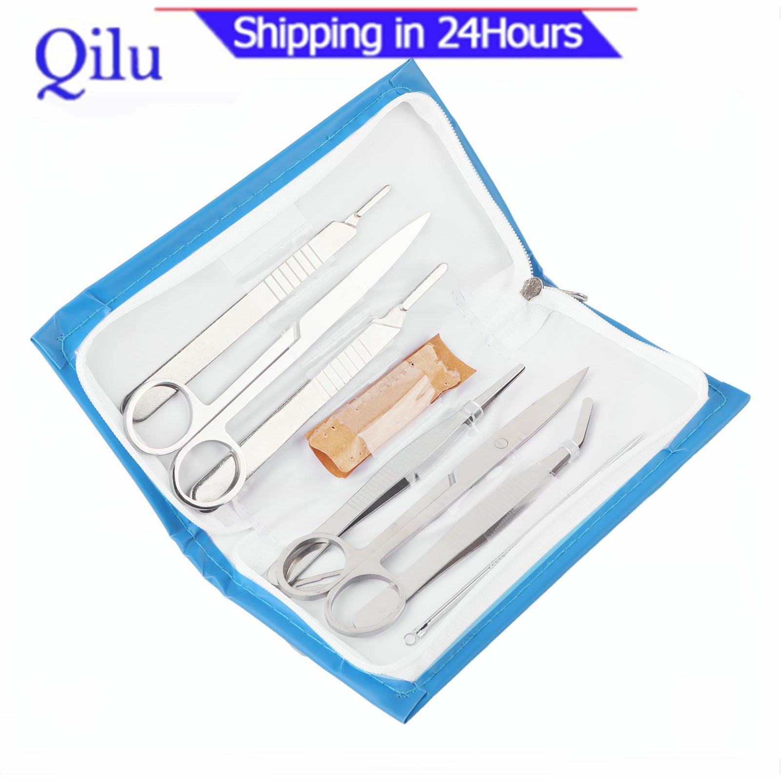 Dissecting Dissection Kit Set Biology Student Lab Tools 7pcs Stainless
