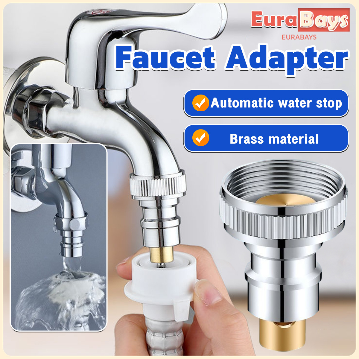 E.B. Washing Machine Faucet Adapter Nozzle Fullautomatic Anti Falling