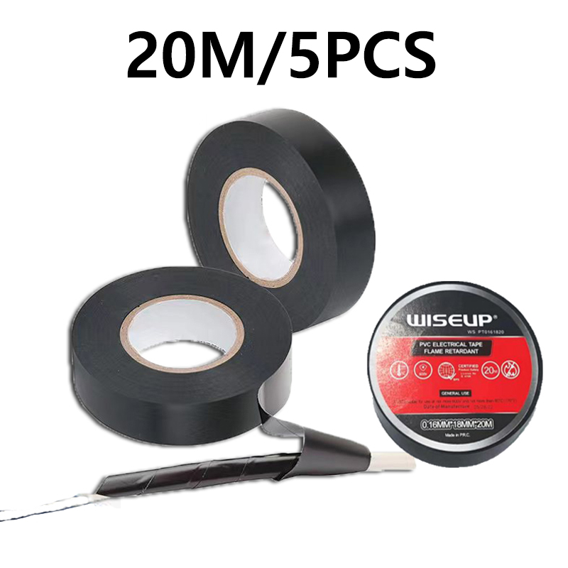 WISEUP 10PCS Heat Resistance Insulation PVC Original Heavy Duty