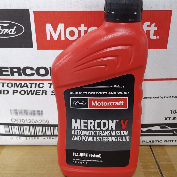 Ford Motorcraft Mercon V Automatic Transmission and power Steering