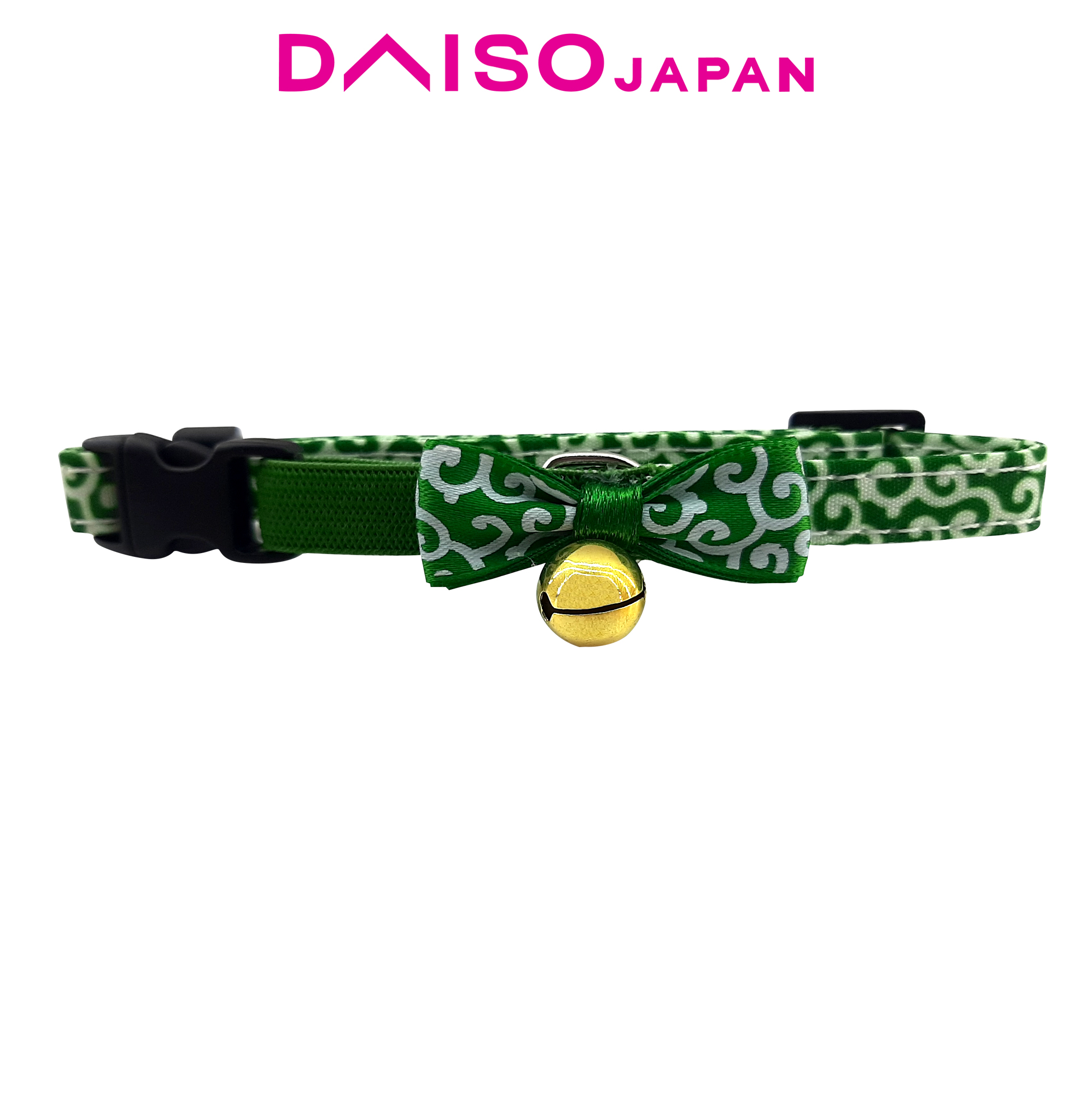 Daiso Green Arabesque Cat Collar with Bell Lazada PH