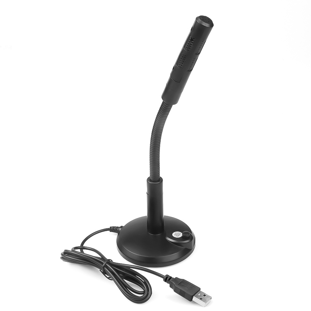 【USB/3.5MM】Desktop Microphone for PC Plug &Play Gooseneck Microphone