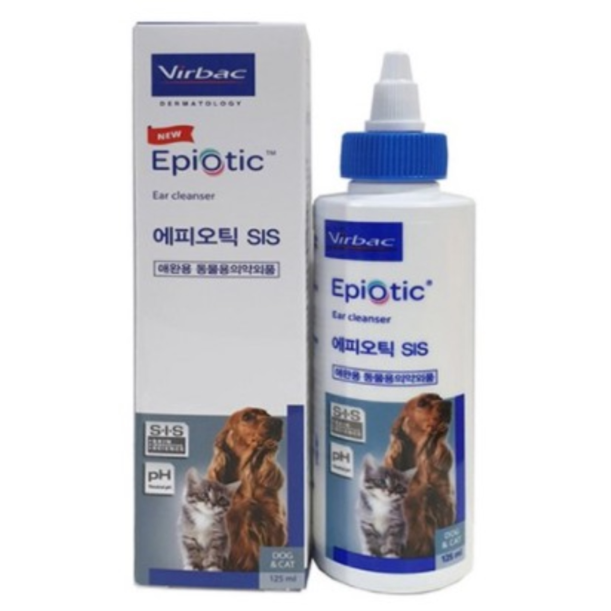 Virbac EpiOtic SIS Ear Cleaner 125ml for Dogs and Cats with FREEBIES