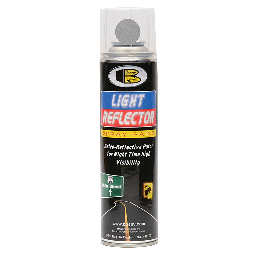 Bosny Light Reflector Spray Paint 200cc (RetroReflective Paint for